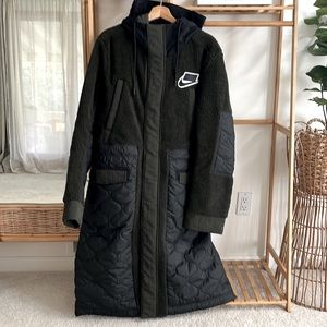 Nike Sportswear Synthetic Fill Sherpa Parka Men Size M